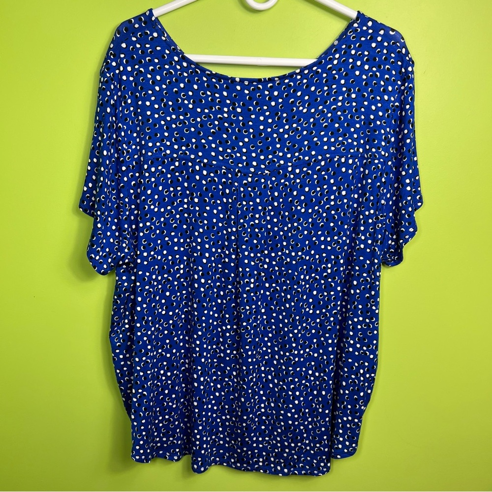 Philosophy stretchy crescent half-moon blouse size 3X NWT - Picture 6 of 6